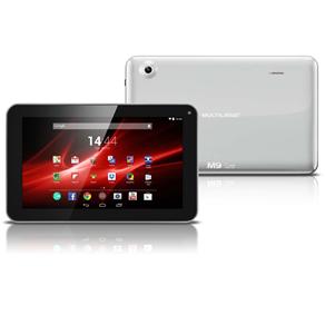 Tablet Multilaser M9 Prata com Super Tela 9”, Memória 8GB, Dual Câmera, Wi-Fi, Android 4.4 Kit Kat e Processador Quad Core