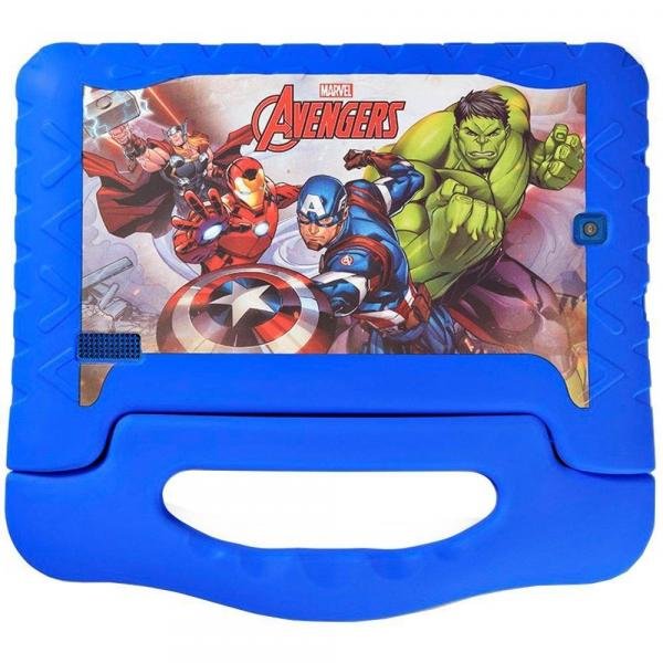 Tablet Multilaser Marvel Vingadores NB280, 7", Android 7.0, 2MP, 8GB - Azul