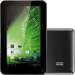Tablet Multilaser NB043 com Android 4.1 Wi-Fi Tela 7" Touchscreen Preto e Memória Interna 4GB