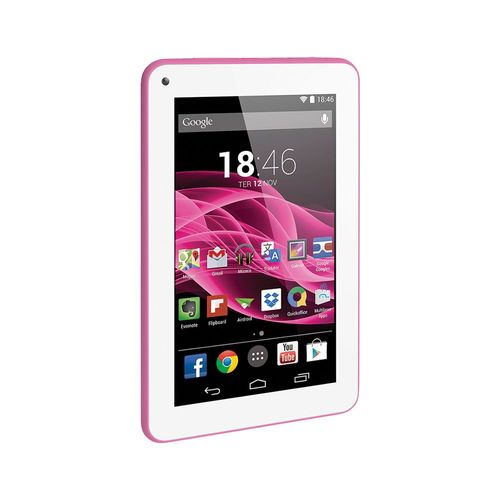 Tablet Multilaser Nb186 M7s 7" Quad Core 1,2ghz 4.4 Rosa