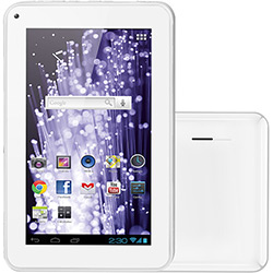 Tablet Multilaser PC7 M7-S 4GB Wi-fi Tela 7" Android 4.1 Processador 1.2 GHz - Branco