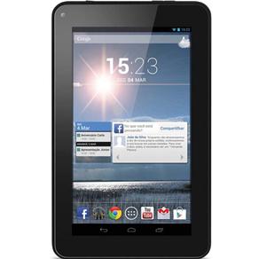 Tablet Multilaser Supra com Tela 7”, 8GB, Wi-Fi, Android 4.4, MP3, Processador Dual Core e Capa Protetora – Preto