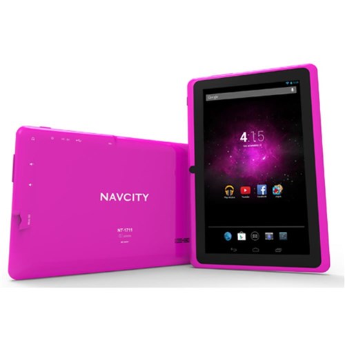 Tablet Navcity 7, Dual Core, Android 4.2, Wi-Fi, 512Mb de Memória, Rosa - Nt1711