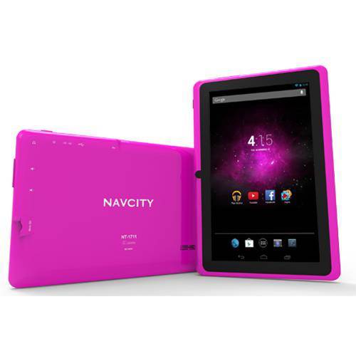 Tudo sobre 'Tablet Navcity 7", Dual Core, Android 4.2, Wi-Fi, 512MB de Memória, Rosa - NT1711'