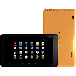 Tablet Navcity NI-1715 8GB Wi-fi Tela 7" Android 4.2 Processador Dual-core 1.2 GHz - Dourado