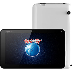 Tablet Navcity NT2740 Rock In Rio com Android 4.0 Wi-Fi Tela 7" Touchscreen Branco e Memória Interna 4GB