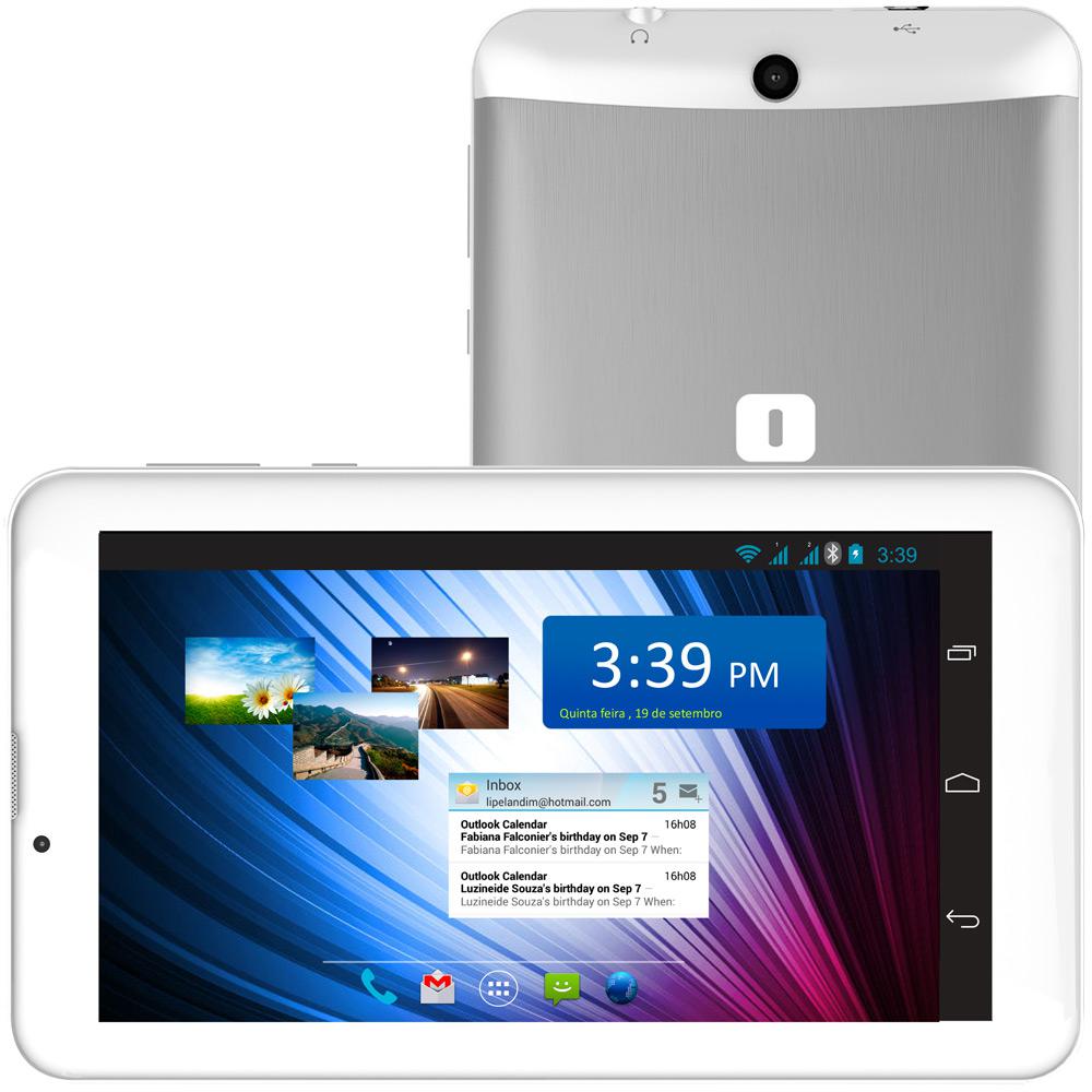 Tudo sobre 'Tablet Olivett Olipad 8GB Wi-fi + 3G Tela 7" Android 4.2 Processador Dual-core 1.0 GHz - Branco'