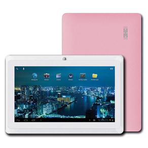 Tablet Phaser Kinno II PC713 Rosa com Tela 7", 4GB, Câmera, Wi-Fi, Suporte à Modem 3G e Android 4.0