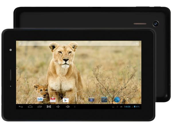 Tablet Phaser Kinno PC 205 8GB 7” 3G Wi-Fi - Android 4.2 Proc. Dual Core Câmera Integrada