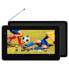 Tablet Phaser Kinno PC203 com Tela 7", TV Digital e Analógica, 4GB, Câmera, Wi-Fi, Suporte à Modem 3G, Mini USB e Android 4.0