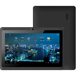 Tablet Phaser PC-713 Kinno II 4GB Wi-fi Tela 7" Android 4.0 Processador AllWinner A13 de 1.0 GHz - Preto