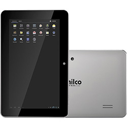 Tablet Philco 10.1A-P111A com Android 4.0 Wi-Fi Tela 10.1" Touchscreen Prata e Memória Interna 8GB