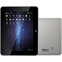 Tablet Philco 9.7A-P111A 8GB Wi-fi Tela 9.7" Android 4.0 Processador Cortex A8 1.0 GHz - Prata