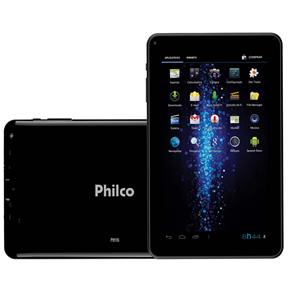 Tablet Philco 9B com Tela 9”, 8GB, Android 4.2, Wi-Fi, Bluetooth, Câmera 2MP, Saída Mini HDMI e Processador Dual-Core de 1.2 GHz - Preto