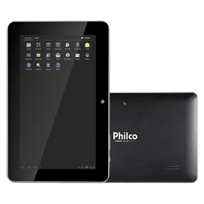 Tablet Philco A-P111A com Tela de 10.1", 8GB, Câmera 2GB, Wi-Fi, Entrada Micro-USB, Saída Mini-HDMI, Entrada para Cartão e Android 4.0 - Preto