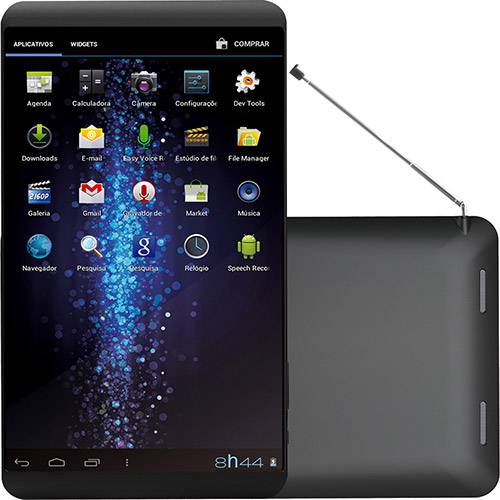 Tablet Philco com TV Digital 7A-P111A 8GB Wi-fi Tela 7" Android 4.0 Processador Cortex A8 1.0 GHz - Preto