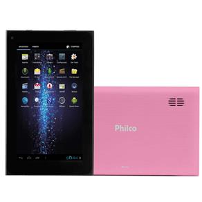 Tablet Philco PH7G B211A4-2 com Tela 7", 8GB, Câmera 2MP, Wi-Fi e Android 4.2 - Rosa