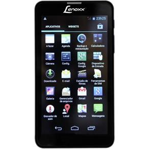 Tablet Phone 6" Memoria 4Gb 3G Interno Tela Hd Dual Core Sistema Androide 4.2 Acesso Wifi Lenoxx - Preto