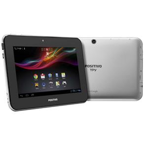 Tablet Positivo L700 com Tela 7”, 4GB, Câmera 2MP, Wi-Fi, Saída Mini HDMI e Android 4.1 - Preto/Prata
