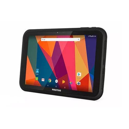 Tablet Positivo T1075, Mem 16GB, Android 7.0, Bluetooth 4.1, Tela 10.1", Wi-Fi + 4G - Preto