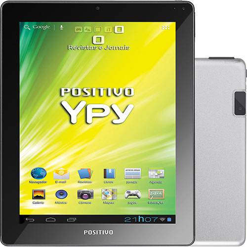 Tudo sobre 'Tablet Positivo YPY 10STB com Android 4.0 Wi-Fi Tela Multi-touch 9,7" Câmera Integrada e Memória Interna 16GB'