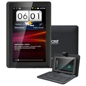 Tablet PowerFast TCTB7106A Plus com Tela 7.0", 4GB, Processador 1.2 Ghz, Câmera VGA, Wi-Fi, Suporte à Modem 3G e Android 4.0 - Preto