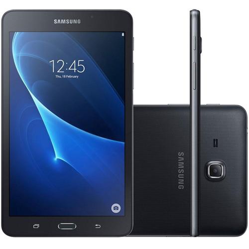 Tablet Samsung 7 Pol, Android 5.4, 8GB, WiFi, 4G Tab a SM-T285 - Preto