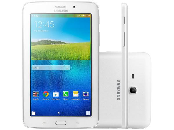 Tablet Samsung Galaxy e 8GB 7” 3G Wi-Fi - Android 4.4 Proc. Quad Core Câm. 2MP + Frontal