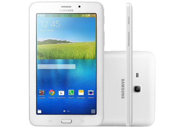 Tablet Samsung Galaxy e 8GB 7” Wi-Fi - Android 4.4 Proc. Quad Core Câmera Integrada