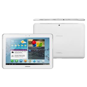 Tablet Samsung Galaxy Tab 2 10.1 P5110 Branco com Tela 10.1", Processador Dual Core 1.0 GHz, 16GB, Câmera 3.2MP, Wi-Fi, GPS, Bluetooth e Android 4.0