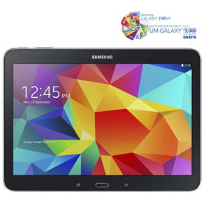 Tablet Samsung Galaxy Tab 4 com Tela 10.1” T530N, 16GB, Processador Quad Core 1.2 Ghz, Câmera 3MP, Wi-Fi, GPS e Android 4.4 - Preto