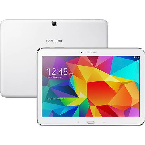 Tudo sobre 'Tablet Samsung Galaxy Tab 4 T530N 16GB Wi-fi Tela TFT HD 10.1" Android 4.4 Processador Qualcomm Quad-core 1.2 GHz - Branco'