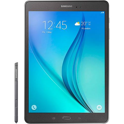 Tablet Samsung Galaxy Tab a com S Pen P555M 16GB 4G Wi-Fi Tela 9.7" Android 5.0 Quad-Core - Cinza