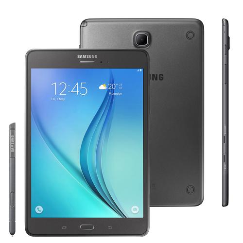 Tablet Samsung Galaxy Tab a com S Pen P355M 16GB Wi-Fi 4G Tela 8" Android 5.0 Quad-Core - Cinza