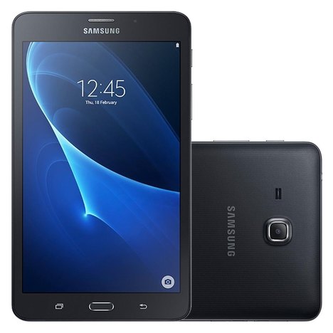 Tablet Samsung Galaxy Tab a Sm-T285, Preto, Tela 7, 4G+Wifi, Android 5.1, 5Mp, 8Gb