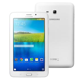 Tablet Samsung Galaxy Tab e 7.0 3G SM-T116 com Tela 7”, 8GB, Câm. 2MP, AGPS, Bluetooth e Android 4.4 e Processador Quad Core de 1.3GHz - Branco
