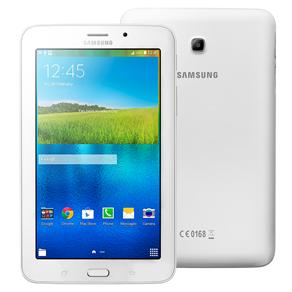 Tablet Samsung Galaxy Tab e 7.0 WiFi SM-T113 com Tela 7”, 8GB, Processador Quad Core de 1.3GHz, Câm. 2MP, AGPS, Bluetooth e Android 4.4 - Branco