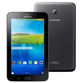 Tablet Samsung Galaxy Tab e 7.0 WiFi SM-T113 com Tela 7”, 8GB, Processador Quad Core de 1.3GHz, Câm. 2MP, AGPS, Bluetooth e Android 4.4 - Preto