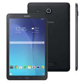 Tablet Samsung Galaxy Tab e 9.6 3G SM-T561 com Tela 9.6?, 8GB, Câmera 5MP, GPS, Android 4.4, Processador Quad Core 1.3 Ghz - Preto
