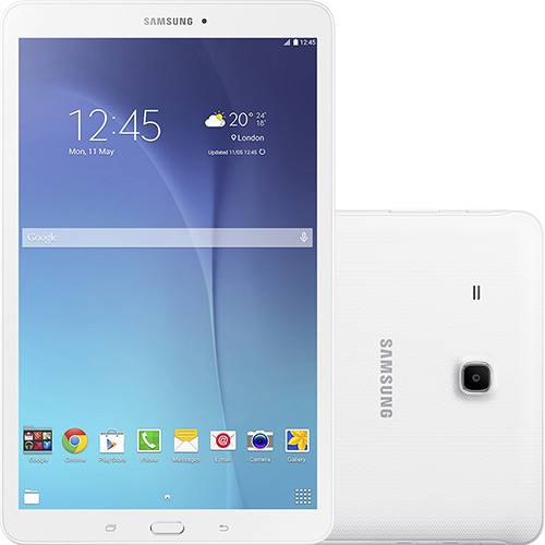 Tablet Samsung Galaxy Tab e T560N 8GB Wi-Fi Tela 9.6" Android 4.4 Quad-Core - Branco