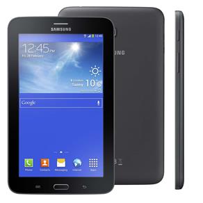Tablet Samsung Galaxy Tab 3 Lite SMT111M Preto com Tela 7”, Wi-Fi, 3G, 8GB, Processador Dual Core de 1.2GHz, Câm. 2MP, AGPS, Bluetooth e Android 4.2