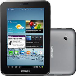 Tablet Samsung Galaxy Tab 2 P3100 com Android 4.0 Wi-Fi e 3G Tela 7'' Touchscreen e Memória Interna 16GB