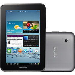 Tablet Samsung Galaxy Tab 2 P3110 com Android 4.0 Wi-Fi Tela 7.0" Touchscreen e Memória Interna 8GB