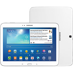 Tablet Samsung Galaxy Tab 3 P5200 16GB Wi-fi + 3G Tela TFT HP 10.1" Android 4.2 Processador Intel Dual-core 1.6 GHz - Branco