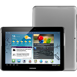 Tablet Samsung Galaxy Tab 2 P5100 com Android 4.0 Wi-Fi e 3G Tela 10.1'' Touchscreen Prata e Memória Interna 16GB