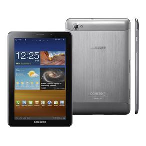 Tablet Samsung Galaxy Tab P6800 3G Prata com Tela 7.7", Android 3.2, Wi-Fi, Processador 1.4GHz Dual Core, Câmera 3.2MP, Flash LED e GPS
