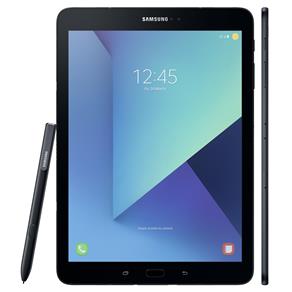 Tablet Samsung Galaxy Tab S3 4G SM-T825 com Tela 9.7”, 32GB, Câmera 12MP, Android 7.0, Leitor de Digitais, 4GB de RAM e Processador Quad-Core – Preto