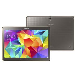 Tablet Samsung Galaxy Tab S com Tela 10.5” Super Amoled, 4G, 16GB, Processador Octa-Core, Câmera 8MP, Wi-Fi, A-GPS e Android 4.4 - Bronze