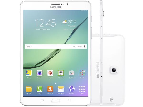 Tudo sobre 'Tablet Samsung Galaxy Tab S2 32GB Tela 8” 4G Wi-Fi - Android 5.0 Proc. Octa Core Câm. 8MP + Frontal'
