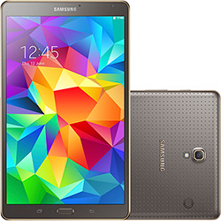 Tablet Samsung Galaxy Tab S T700N 16GB Wi-fi Tela Super Amoled WQXGA 8.4'' Android 4.4 Processador Octa Core com Quad 1.9 GHz + Quad 1.3 Ghz - Bronze